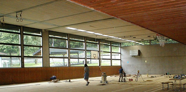 Planungskosten  fr die Sanierung der ...uch eine zweite Halle ins Gesprch.     | Foto: ZVG