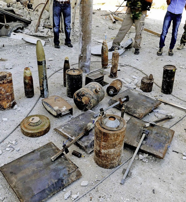 Reste von Chemiewaffen in Syrien   | Foto: dpa