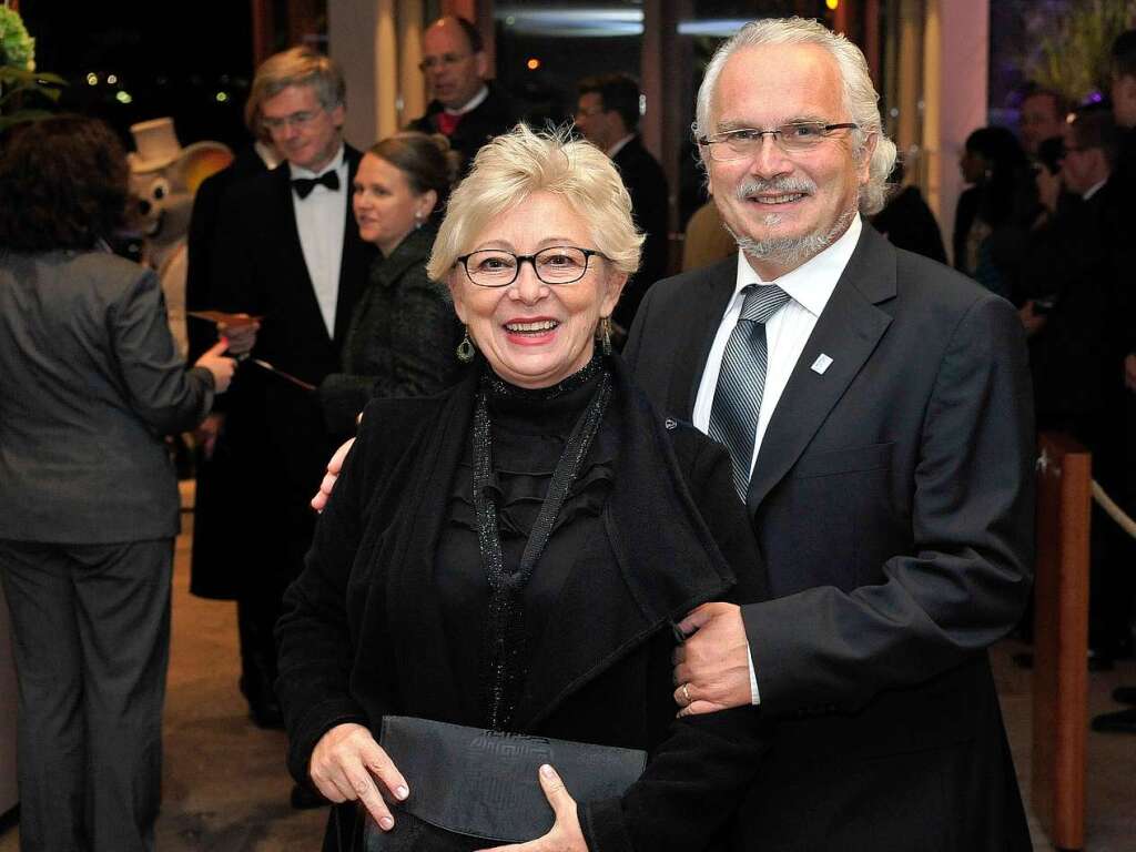 Uni-Prorektor Gunther Neuhaus mit Ehefrau Elisabeth