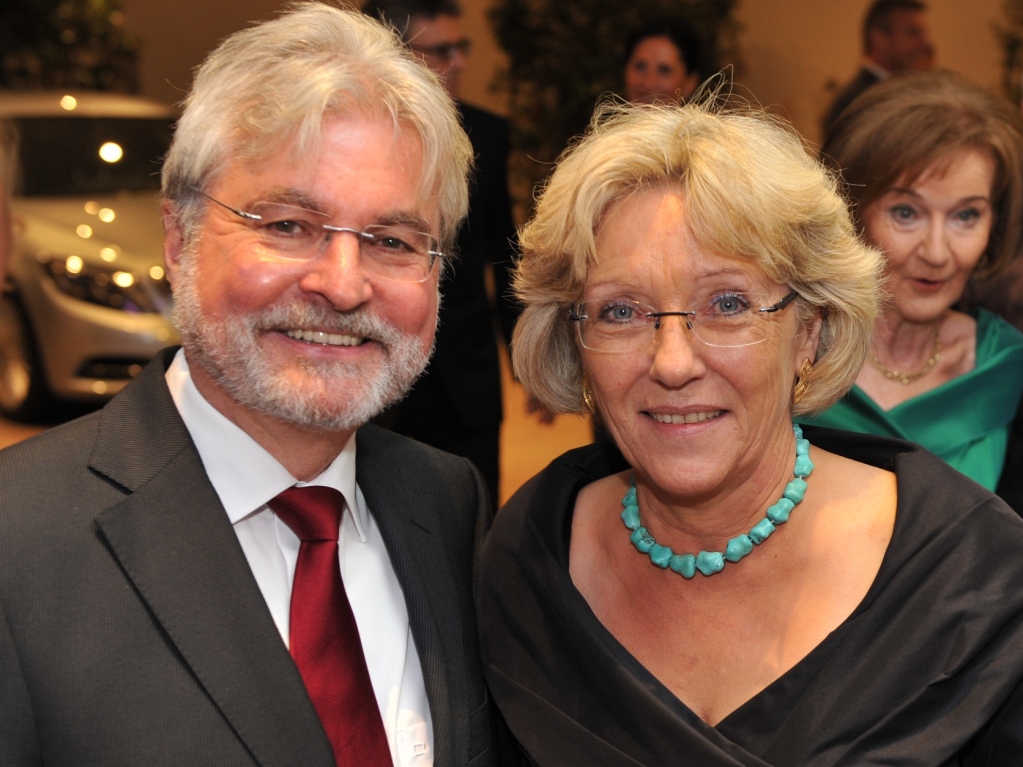 BZ-Chefradakteur Thomas Hauser mit Ehefrau Beate
