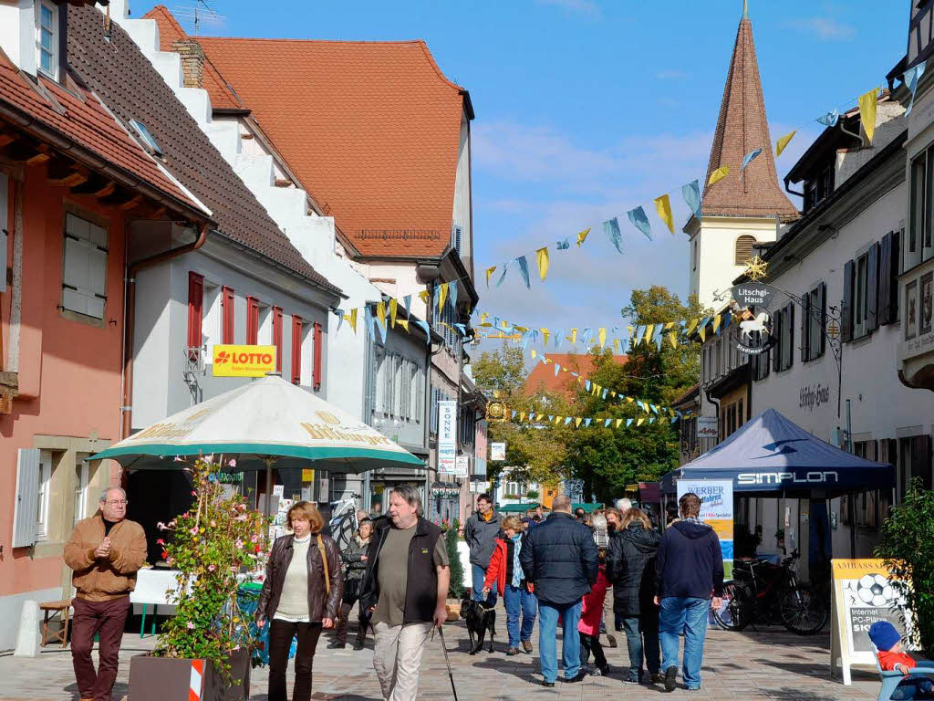 Oktoberfest mit Straeneinweihung in Bad Krozingen