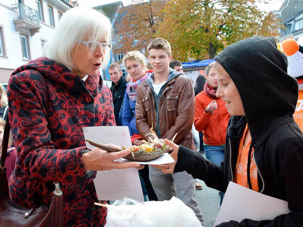 Siegerehrung Krbisschnitzwettbewerb Krbismarkt