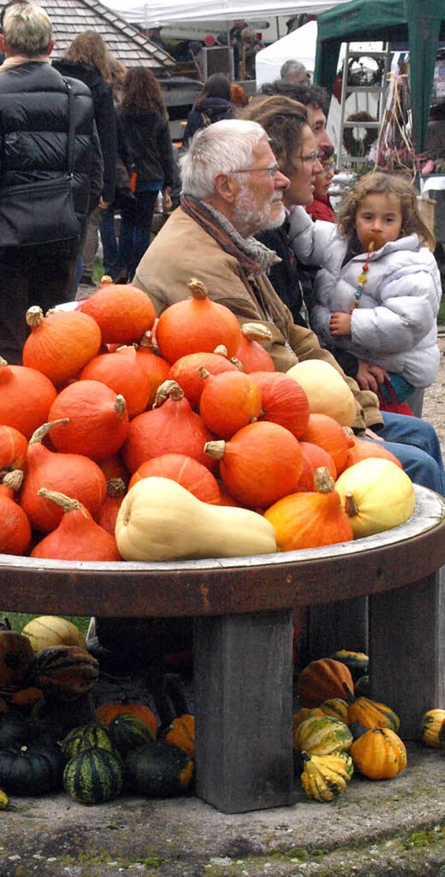 Bunte Vielfalt prgte das Bild am Sonntag auf dem Erntemarkt am Klausenhof  | Foto: Karin Stckl-Steinebrunner