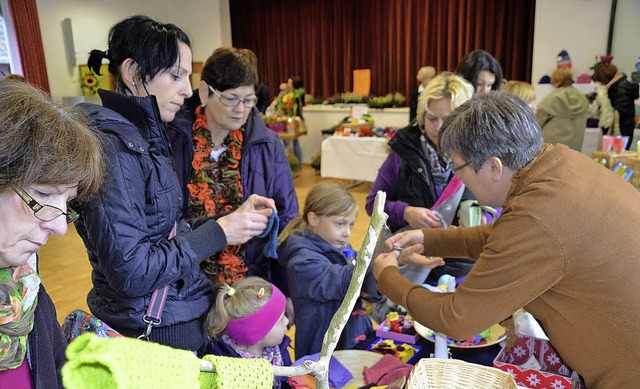 Viel Ntzliches, Praktisches und Schn...ugsweierer Kreativmarkt angeboten.      | Foto: alfred arbandt