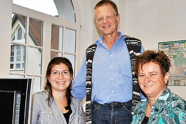 Das Team des Instituts fr zukunftsori...e vom Jobcenter in Waldshut-Tiengen.   | Foto: Ralph Fautz