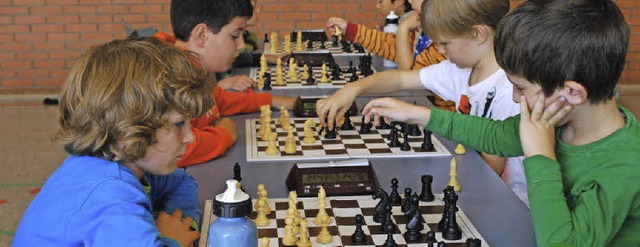 Schach dem Knig: Jugendstadtmeisterschaft in Brombach.   | Foto: Th. L. Mink