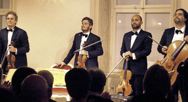 Das Quartetto di Cremona gastierte mit Haydn, Beethoven und Vacchi in Bonndorf  | Foto: Karin Stckl-Steinebrunner
