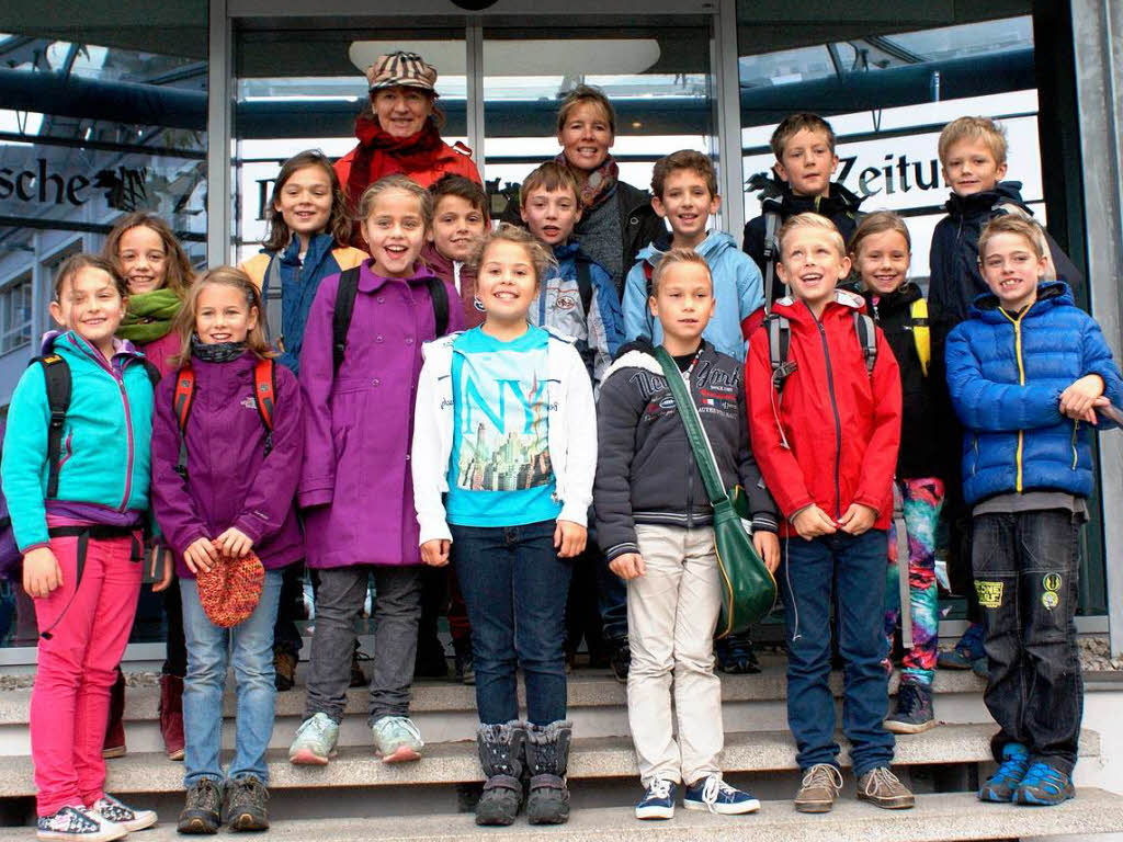 Die Klasse 4b der Feyelschule aus Freiburg. Die Klasse 4b der Feyelschule aus Freiburg.