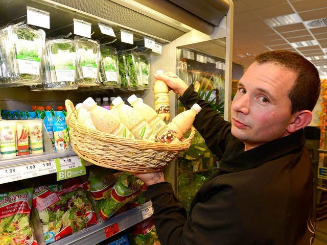 Stefan Joos beliefert unter anderem de...teil St. Georgen mit seinen Salatsoen  | Foto: Ingo Schneider