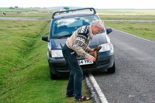 Arthur Boyt auf Delikatessenjagd.   | Foto: afp