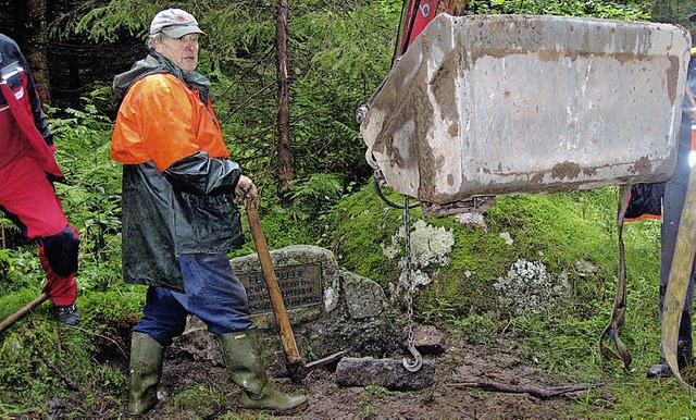 &#8222;Quellenarbeiter&#8220; fleiig am Werk.   | Foto: Privat