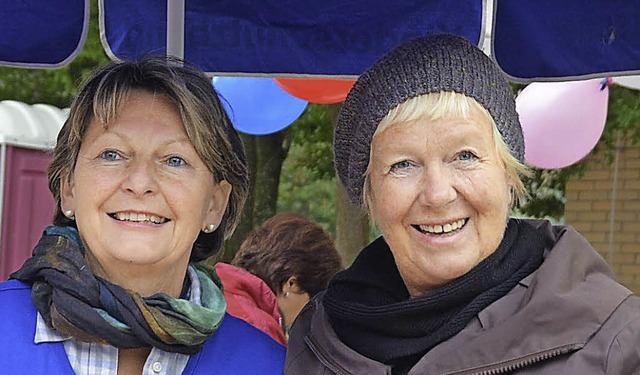 Frauke von Troschke und Beatrix Meurer vom Kinderschutzbund  | Foto: Sylvia-Karina Jahn