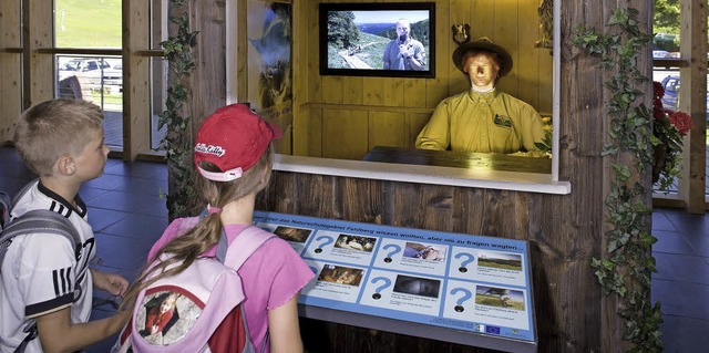 Der &#8222;Talking Ranger&#8220; im Na...hrt zu den EU-gefrderten Projekten.   | Foto: ZVG