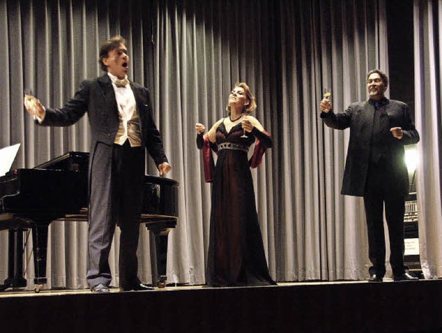 Harrie van der Plas, Ruxandra Voda und... aus Verdis &#8222;La Traviata&#8220;.  | Foto: Hans Jrgen Kugler