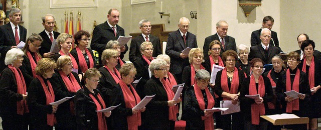 Kirchenkonzert in Grafenhausen: Mit ei...inen musikalischen Bogen geschlagen.    | Foto: Dorothe uhlmann
