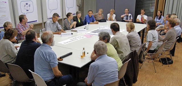 Rege diskutiert wurde in den Workshops...lung. Das oll auch weiterhin so sein.   | Foto: Fillisch