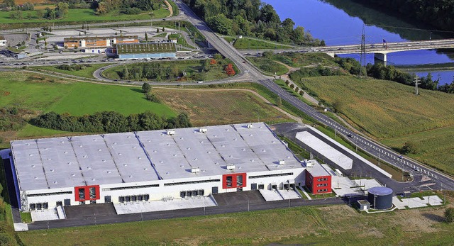 Der Logistikpark der Grieshaber Group ...chstwertdienstleistungszentrum&#8220;.  | Foto: Erich Meyer