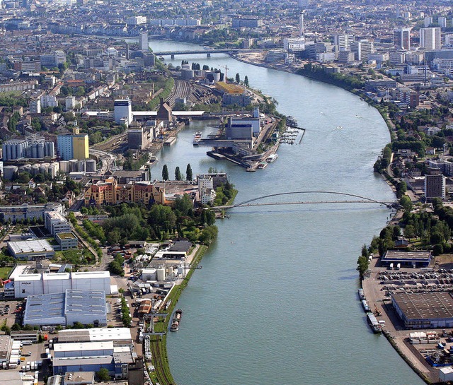 Entlang des Rheins soll sich bis 2020,...uausstellung startet, viel verndern.   | Foto: MEYER