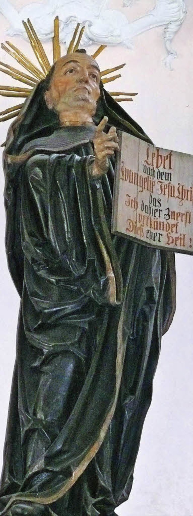 Eine alte Darstellung des heiligen  Fr...esen werden.                            | Foto: Richard Kaiser