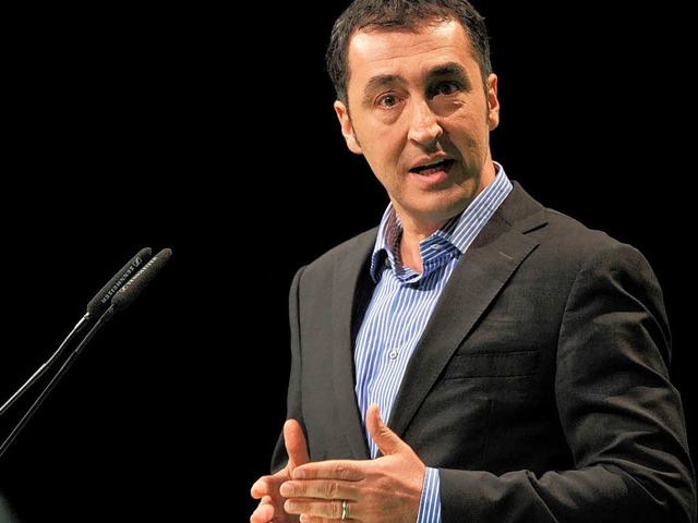 Cem zdemir tritt wieder fr den zweiten Vorsitzenden-Posten an  | Foto: Bernd von Jutrczenka