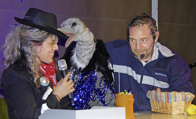 Das Endinger Narrennest Biehlidorf wir...rem Sketch beim Kappenabend im Januar.  | Foto: Archivfoto: Roland Vitt