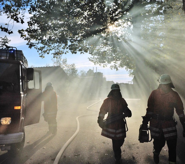 Das sommerliche Herbstwetter brachte f...g der Feuerwehrabteilung Oberweier.     | Foto: axel fleig