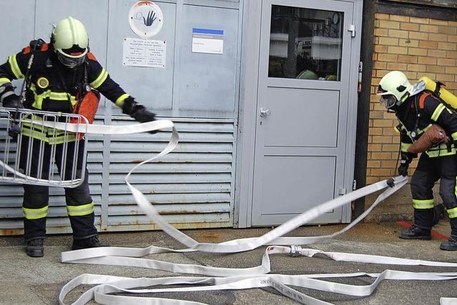 Werksfeuerwehr arbeitet gut mit Laufenburg und Murg zusammen