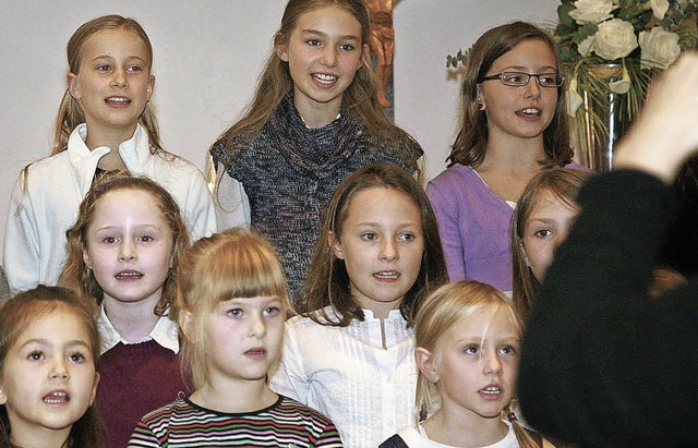 Auch der kumenische Kinderchor war in...t fr drei Kirchenmusiker integriert.   | Foto: DEC