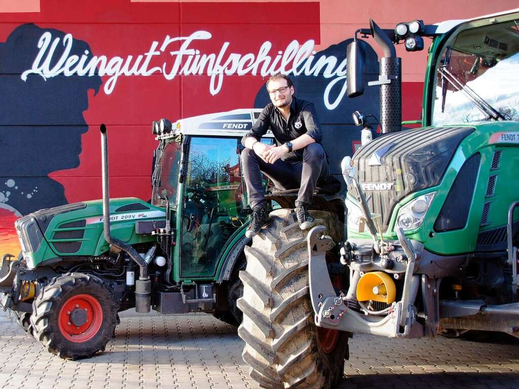 Stefan Fnfschilling steht auf groe Traktoren.