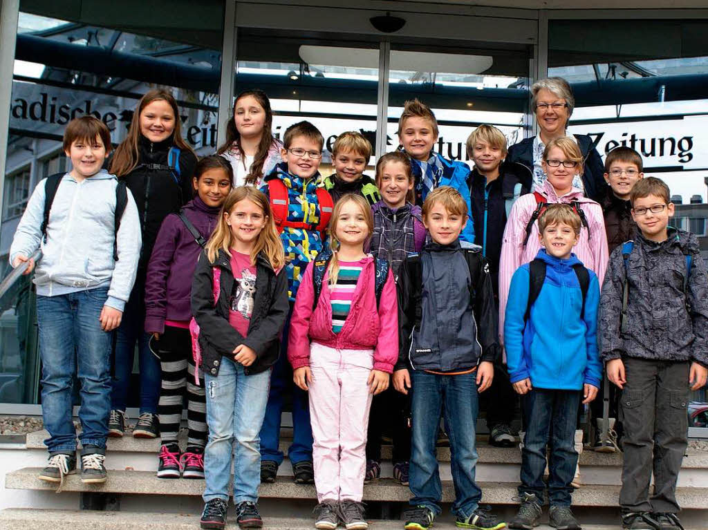 Die Klasse 4b der GWRS Kippenheim-Schmieheim mit ihrer Lehrerin Andrea Ständer. Die Klasse 4b der GWRS Kippenheim-Schmieheim mit ihrer Lehrerin Andrea Ständer.