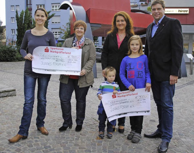 Die Liquidatoren des Jungen Forums And...ern Moritz und Anna-Lena je 900 Euro.   | Foto: Sedlak
