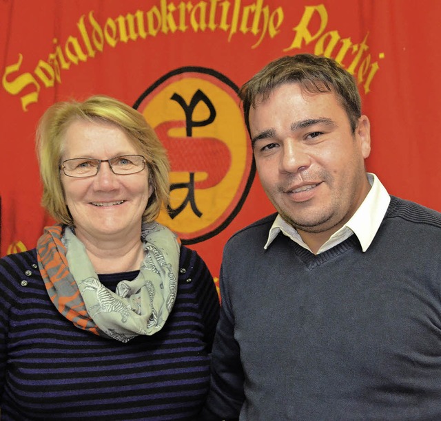 Die Rheinfelder SPD bereitet sich auf ...Karin Paulsen-Zenke und Sleyman Emre.  | Foto: Peter Gerigk