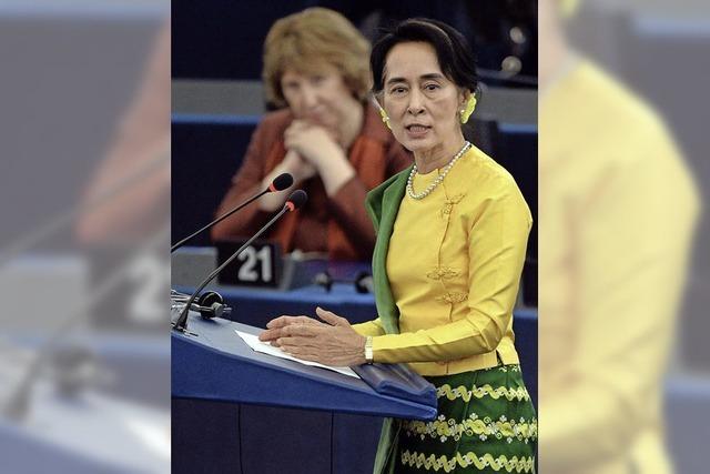 Aung San Suu Kyi in Straburg: „Unser Ziel ist, frei zu sein“