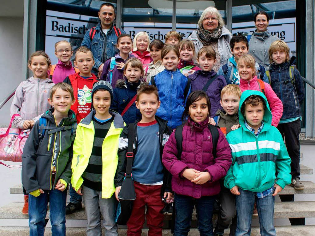 Die Klasse 4c der Grundschule Kenzingen mit ihrer Lehrerin Roswita Weber. Die Klasse 4c der Grundschule Kenzingen mit ihrer Lehrerin Roswita Weber.