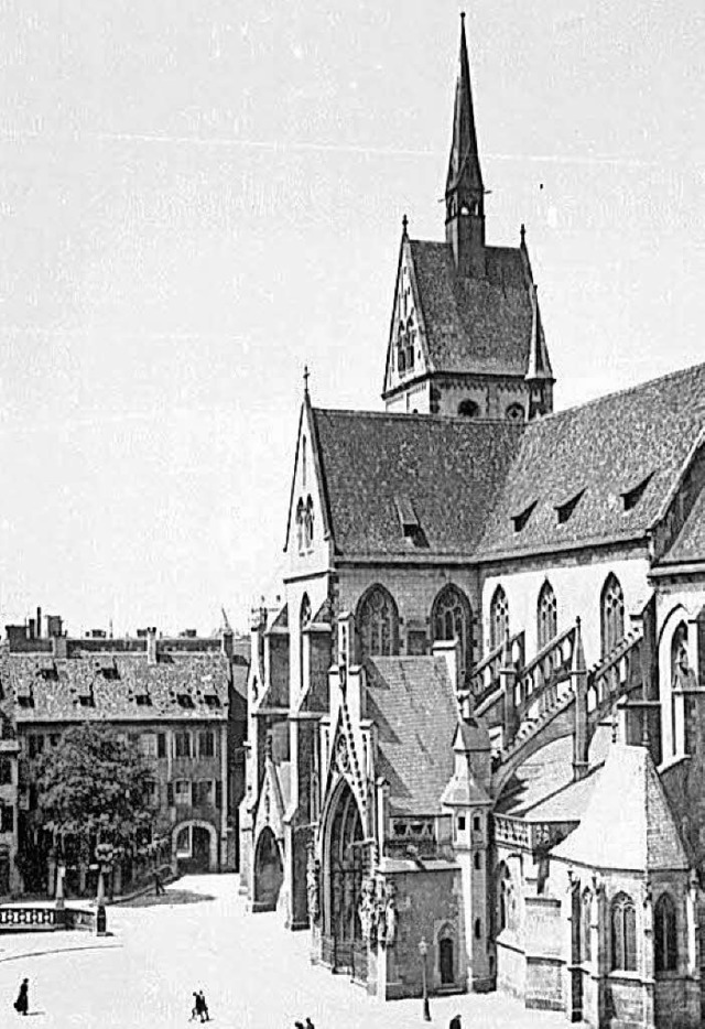 Historische Aufnahme von Jung-St. Peter.   | Foto: Architektenkammer