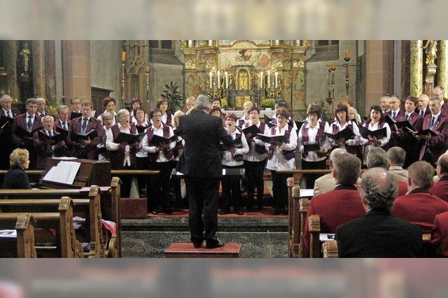 Chre sangen fr die Kapelle