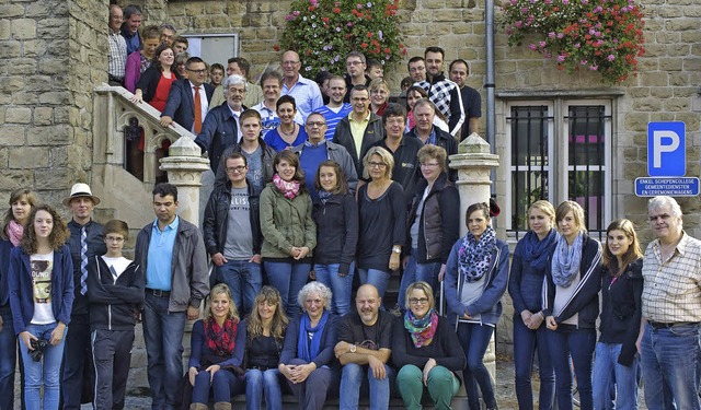 Erinnerungsfoto: Der Musikverein Ricke...ar kurz, aber intensiv und harmonisch.  | Foto: musikverein rickenbach