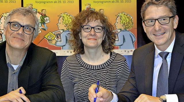 Haben den Sponsorenvertrag fr &#8222;...Birgit Degenhardt und Rainer Liebenow   | Foto: Ruda