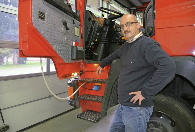 Steigt im Mrz auf den Kommandoposten ...reiwilligen Feuerwehr: Dietmar Mller   | Foto: Peter Gerigk