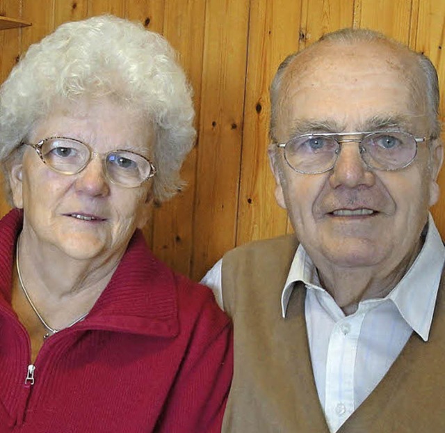 Goldene Hochzeit feiern Elma und Theo Adler    | Foto: Hansjrg Bader