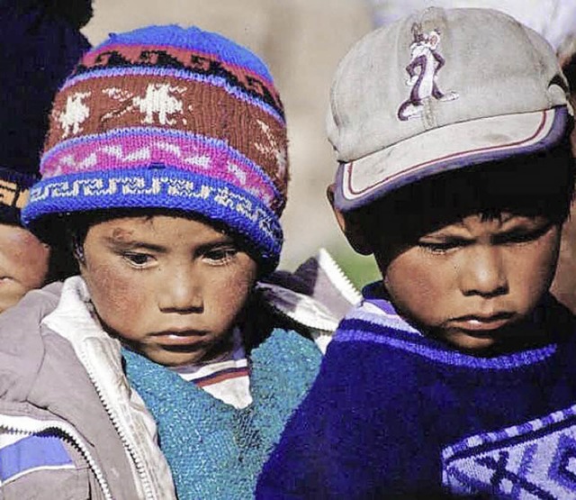 Kinder aus einem peruanischen Dorf in den Anden.   | Foto: Privat
