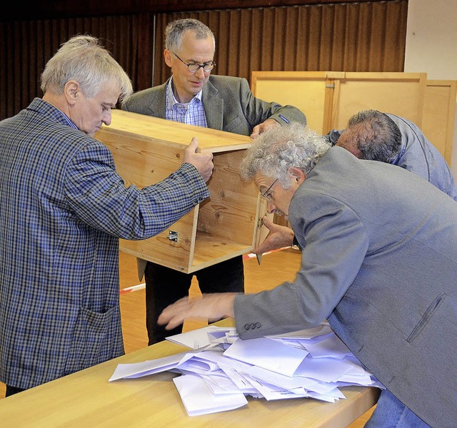 Wahlrunde eins in Schallbach brachte noch keinen Sieger.   | Foto: maier
