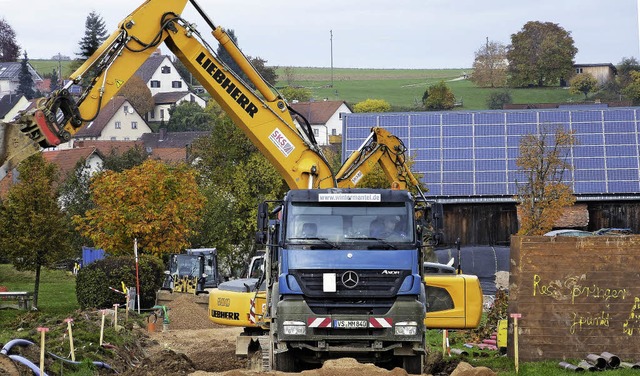 Auf der Zielgeraden befinden sich die ...esserung des Eggweges in Reiselfingen.  | Foto: Karla Scherer