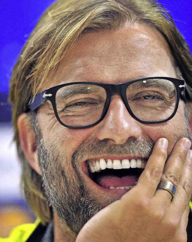 Ob Jrgen Klopp das Lachen vergeht? De... <BZ-Seitenhinweis></BZ-Seitenhinweis>  | Foto: afp