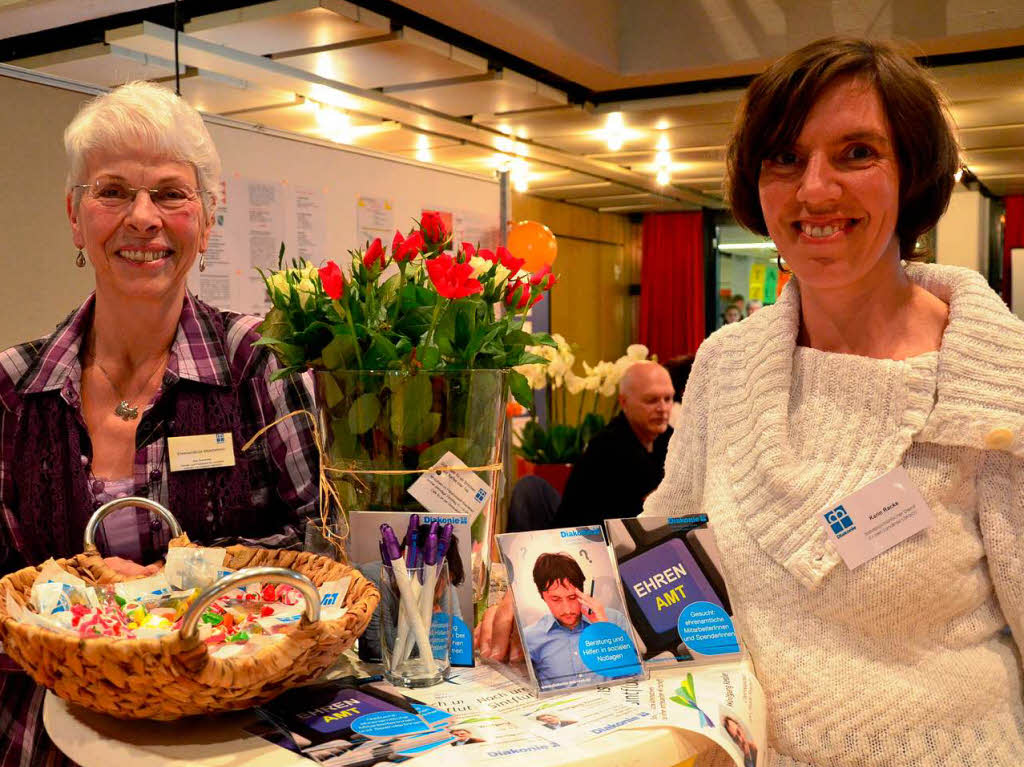 Diakonie: Ingrid Thomann (links) und Karin Racke