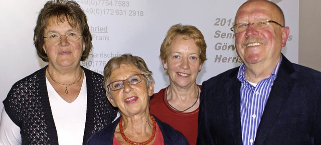 Beim  Seniorenkreis Grwihl/Herrischri... Lafter (rechts) bleibt Vorsitzender.   | Foto: Werner Probst