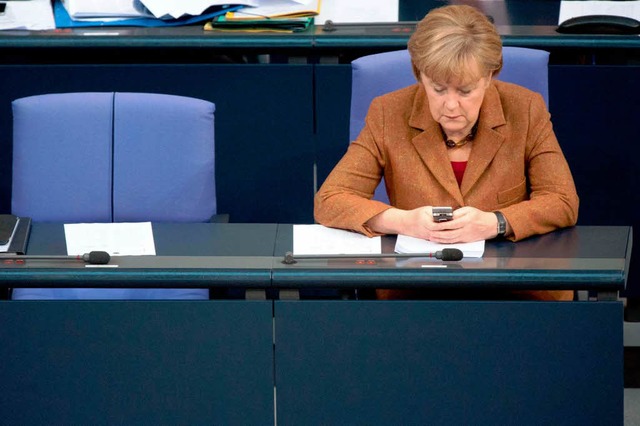 Wer hrt bei Angela Merkel mit?  | Foto: Maurizio Gambarini