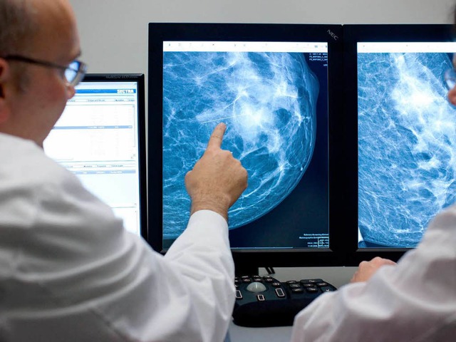Soll Brustkrebs frher diagnostizierbar machen: Mammografie-Rntgenbild  | Foto: Verwendung weltweit, usage worldwide
