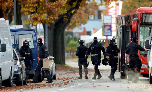 In Freiburg hat ein 36-Jhriger die Polizei stundenlang in Atem gehalten.  | Foto: dpa