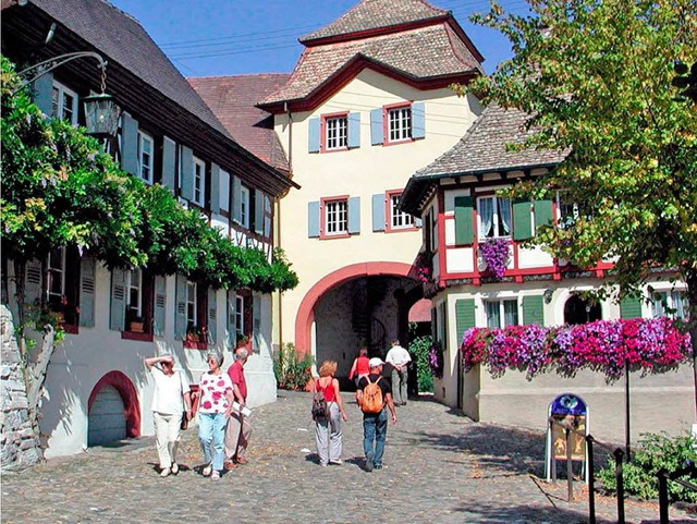 Seit der Sanierung ist das Burkheimer ...tdtchen die gute Stube von Vogtsburg.  | Foto: Herbert Trogus